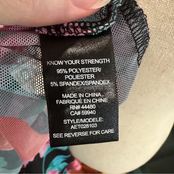 AFRM Zadie floral mesh turtleneck - Picture 7 of 7